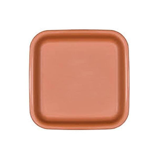 12.8 inch (33 cm) square plastic plate for 14 inch (36 cm) square no.14 planter (terracotta color) 