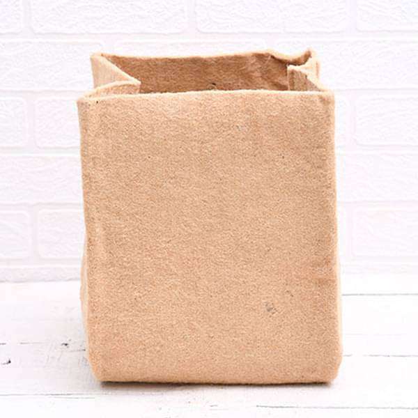 12 inch (30 cm) eco friendly jute grow bag (brown) (set of 2) 