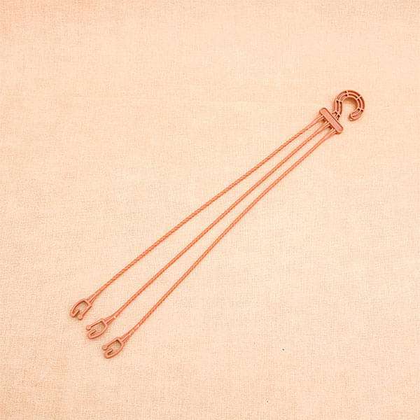 14.9 inch (38 cm) plastic hanger for planters (terracotta color) (set of 6) 