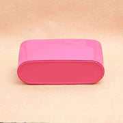 15.8 inch (40 cm) florida self watering oval plastic planter (dark pink) 