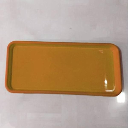 16.9 inch (43 cm) rectangular plastic plate for 17.7 inch (45 cm) small window pot (terracotta color) (set of 3) 