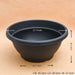 17.7 inch (45 cm) bowl no. 45 round plastic pot (black) (set of 3) 