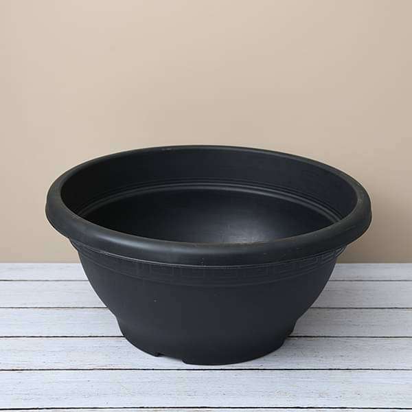 plastic bowl planter pot Buy 17.7 inch (45 cm) Bowl No. 45 Round Plastic Pot (Black) (set of 3) online from Nurserylive at lowest price