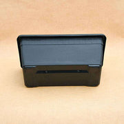 17.7 inch (45 cm) small window rectangle plastic pot (black) (set of 3) 