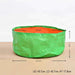 18 inch (46 cm) round grow bag (green) (set of 5) 