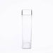 2 inch (5 cm) square glass vase (9 inch (23 cm) height) 