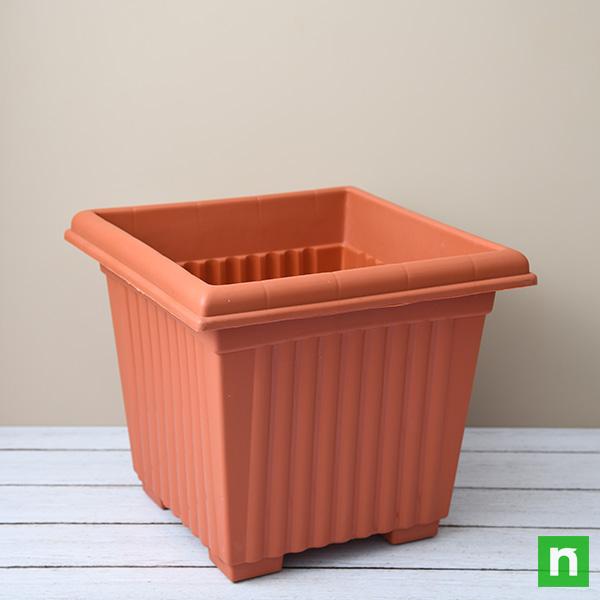 plastic planter 20 inch Buy 20.1 inch (51 cm) Square No.20 Plastic Planter (Terracotta Color) online from Nurserylive at lowest price