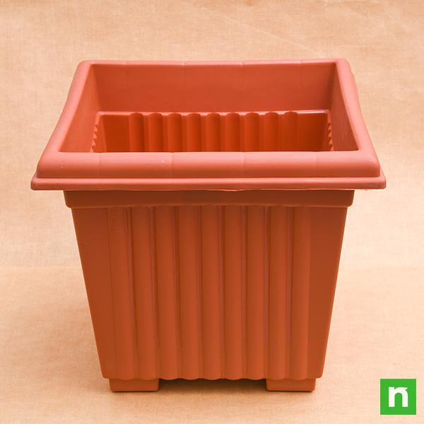 20 inch plastic plant pots Buy 20.1 inch (51 cm) Square No.20 Plastic Planter (Terracotta Color) online from Nurserylive at lowest price