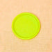 5.9 inch (15 cm) round plastic plate for 6 inch (15 cm) grower pots (lime yellow) (set of 6) 