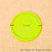 5.9 inch (15 cm) round plastic plate for 6 inch (15 cm) grower pots (lime yellow) (set of 6) 