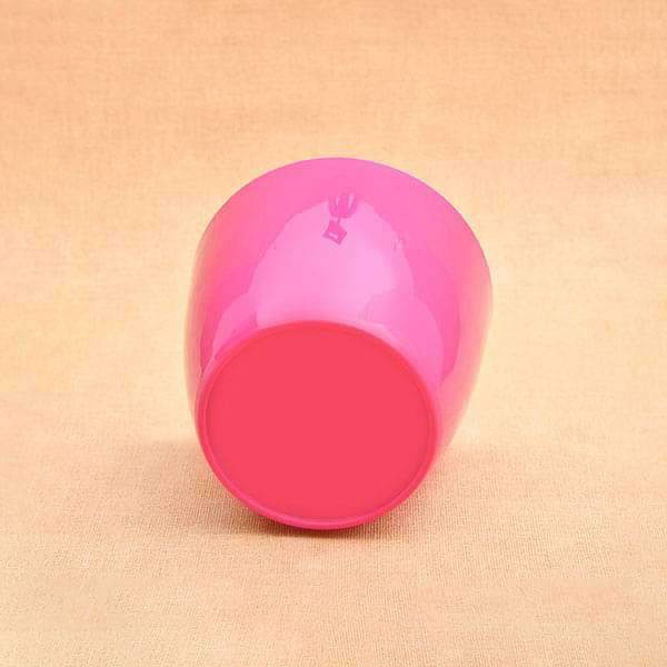 6.3 inch (16 cm) valencia 16 round plastic planter (dark pink) (set of 6) 