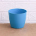 6.3 inch (16 cm) valencia 16 round plastic planter (sky blue) (set of 6) 