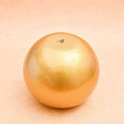 8 inch (20 cm) sml - 002 round fiberglass planter (golden color)