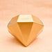 9.8 inch (25 cm) sml - 015 diamond hanging fiberglass planter (golden color)