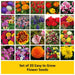 set of 20 easy to grow flower seeds 