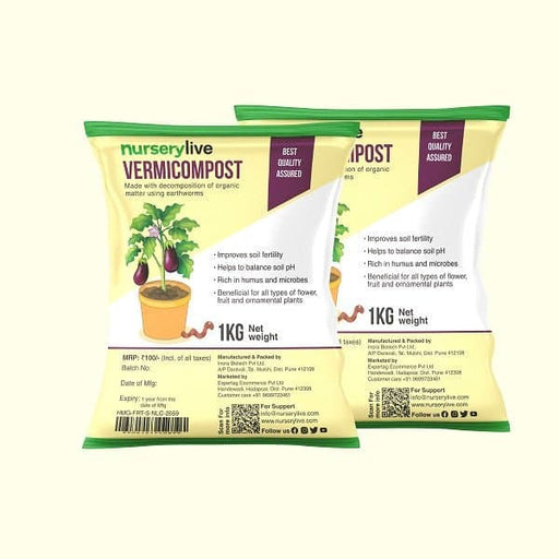 vermicompost - 1 kg (set of 2)