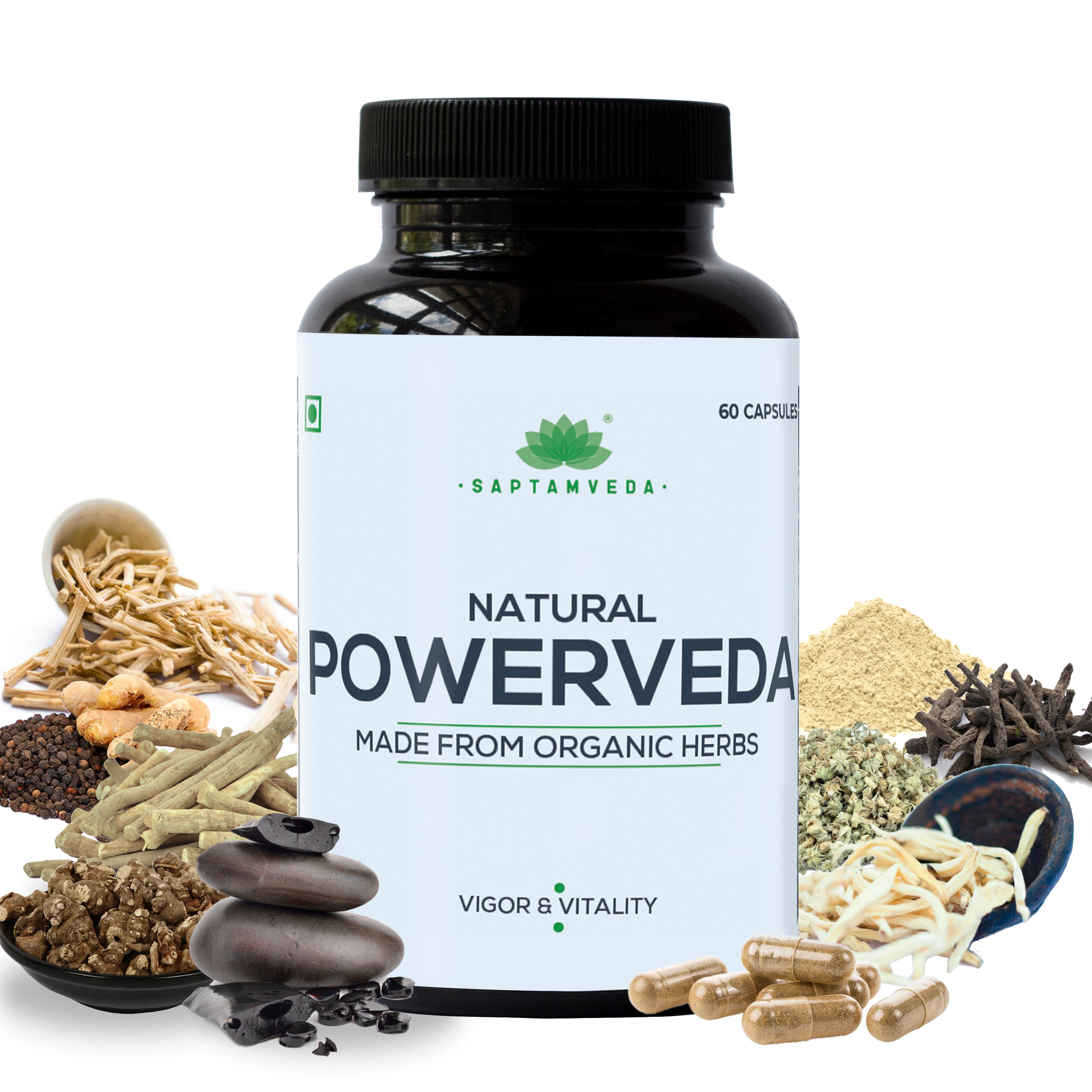 Buy Powerveda - 60 Capsules online from Nurserylive at lowest price.