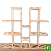 wooden planter stand (big rack 